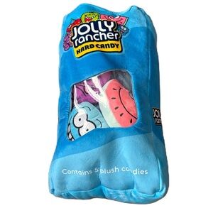 Jolly Rancher Blue Plush Candy Set Removable Pieces Bag Bundle Lot Set Hershey